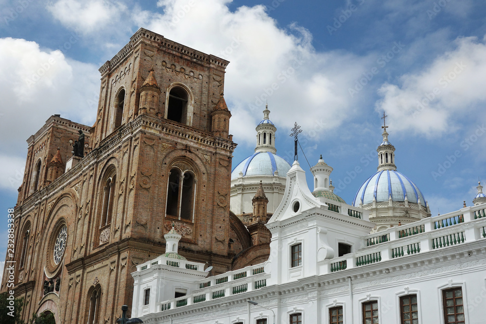 The New Cathedral in Cuenca Ecuador