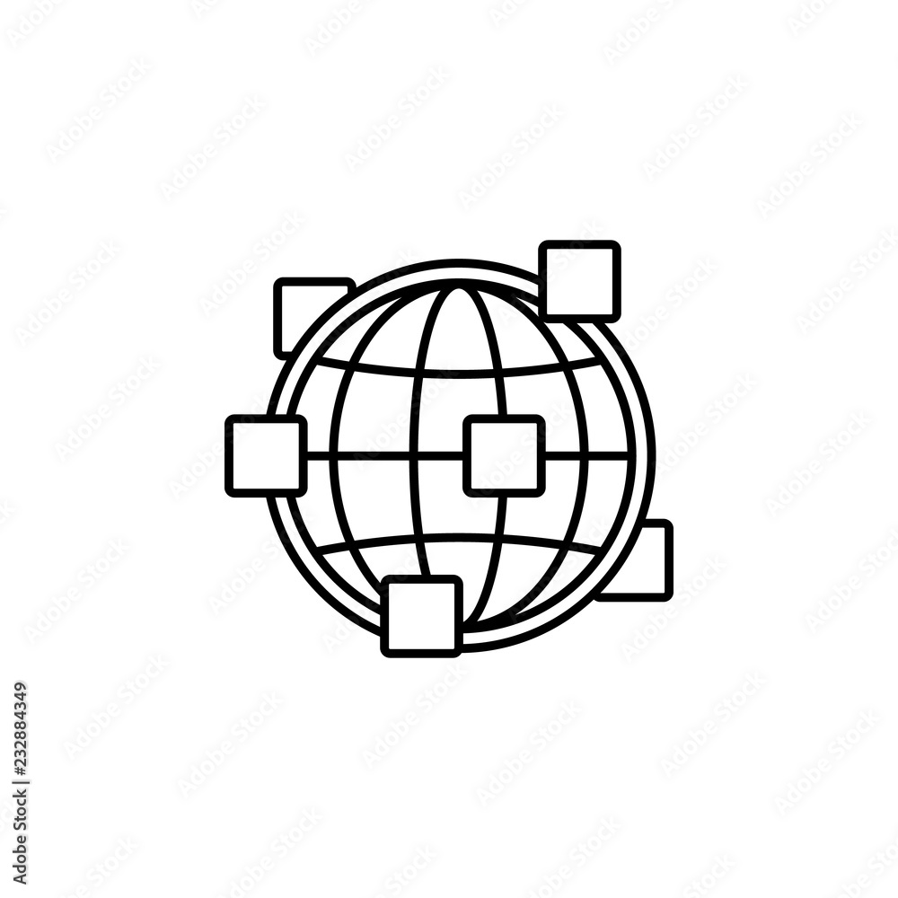 network, block chain icon. Element of block chain icon for mobile concept and web apps. Thin line network, block chain icon can be used for web and mobile network, block chain icon. Element of block chain icon for mobile concept and web apps. Thin line network, block chain icon can be used for web and mobile
