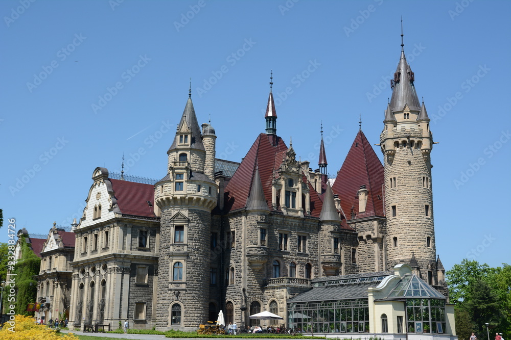 Fototapeta premium Castle in Moszna (Poland)