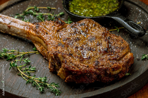 Foto the Tomahawk steak