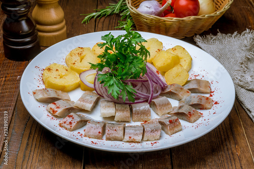 Herring with potatoes