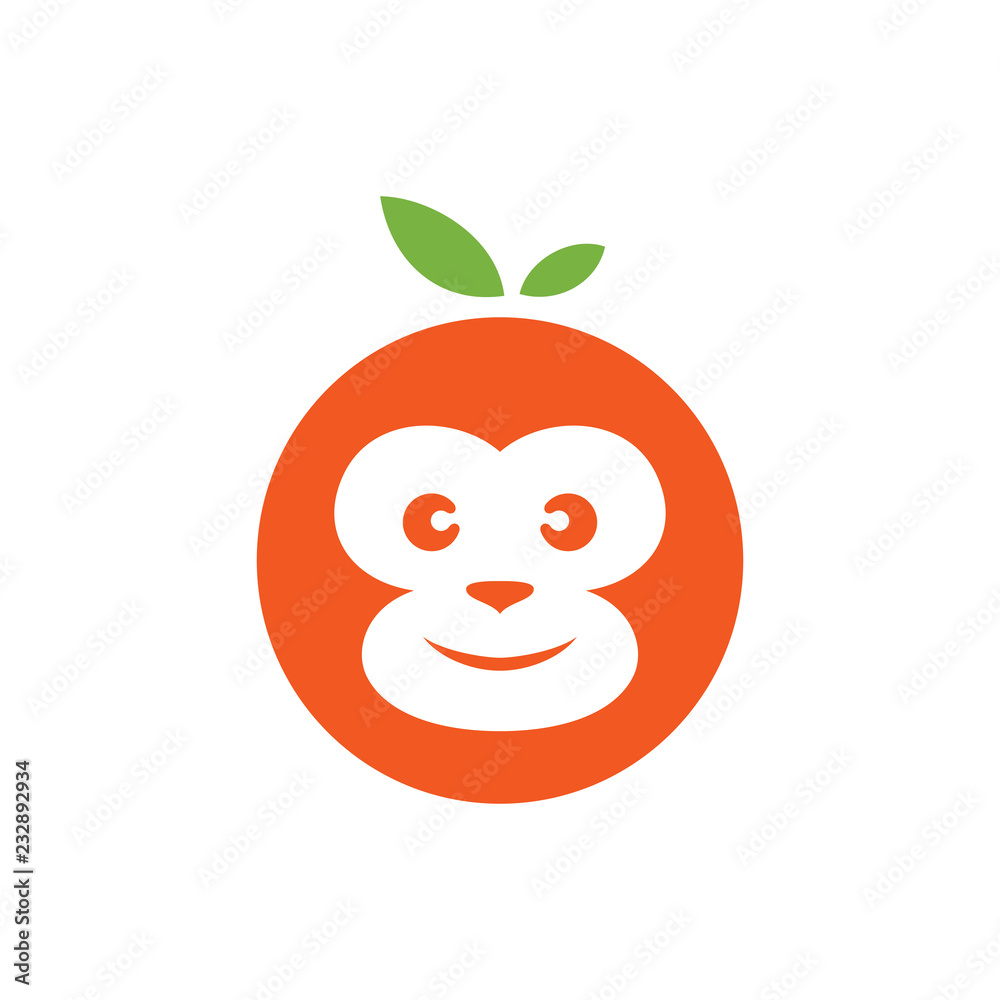 Monkey orange logo Monkey orange logo