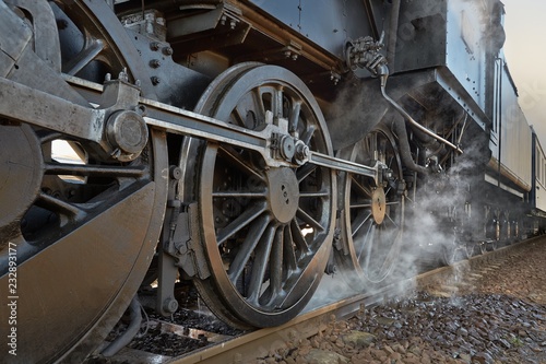 Steam Locomotive Closeup