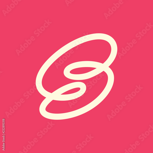 Letter S simple logo