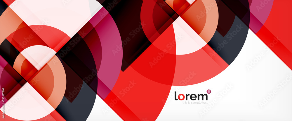 Circle abstract background, geometric modern design template Circle abstract background, geometric modern design template