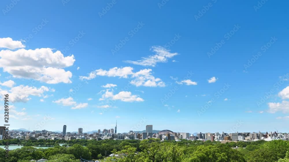 都市風景 福岡市 ノーマルスピード 都市風景 福岡市 ノーマルスピード
