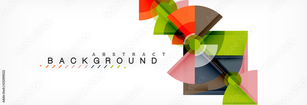 Modern geometric abstract background