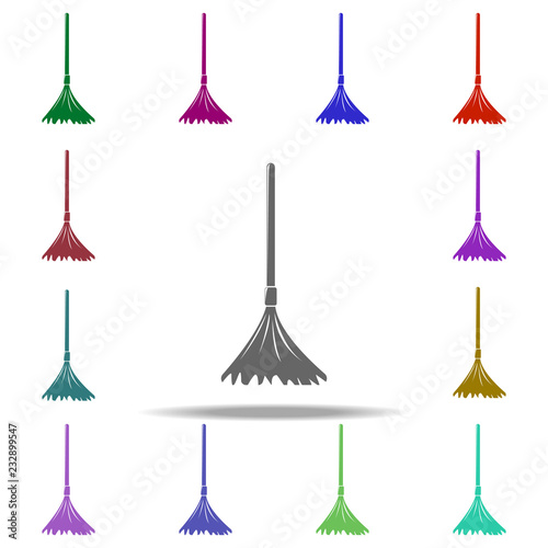 broom icon. Elements of Cleaners in multi color style icons. Simple icon for websites, web design, mobile app, info graphics