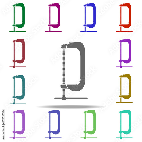 constraction press icon. Elements of Construction tools in multi color style icons. Simple icon for websites, web design, mobile app, info graphics