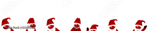 Banner Weihnachtsmann Nikolaus