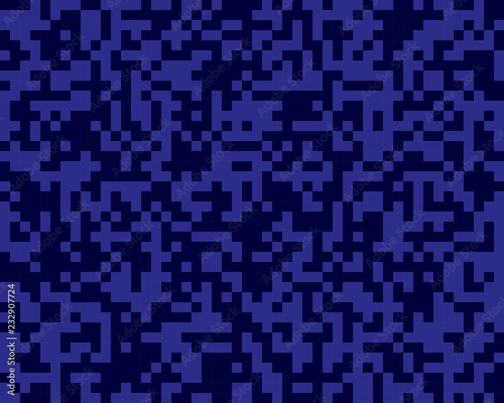 The Random Blue Square Mosaic Tiles Background.