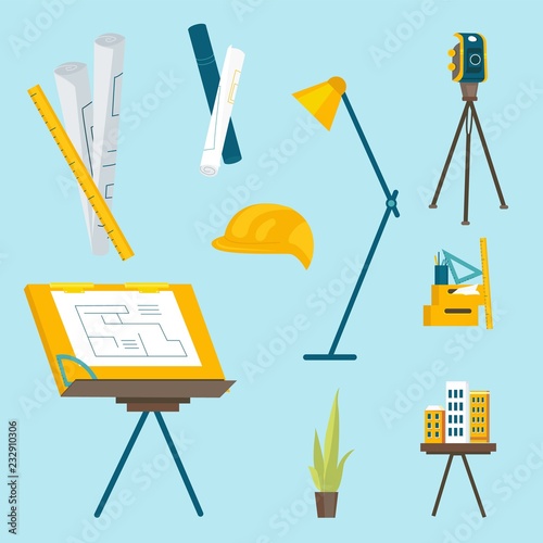A set of working tools for the architect to work