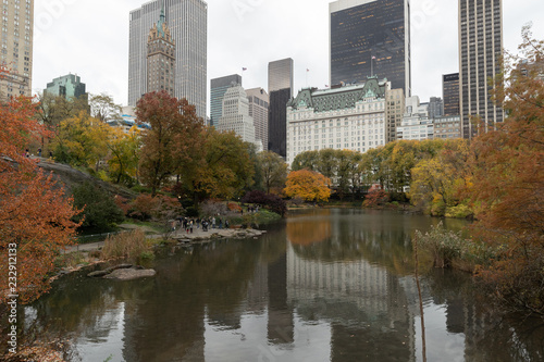 Central Park in New York City autumn foliage © blvdone