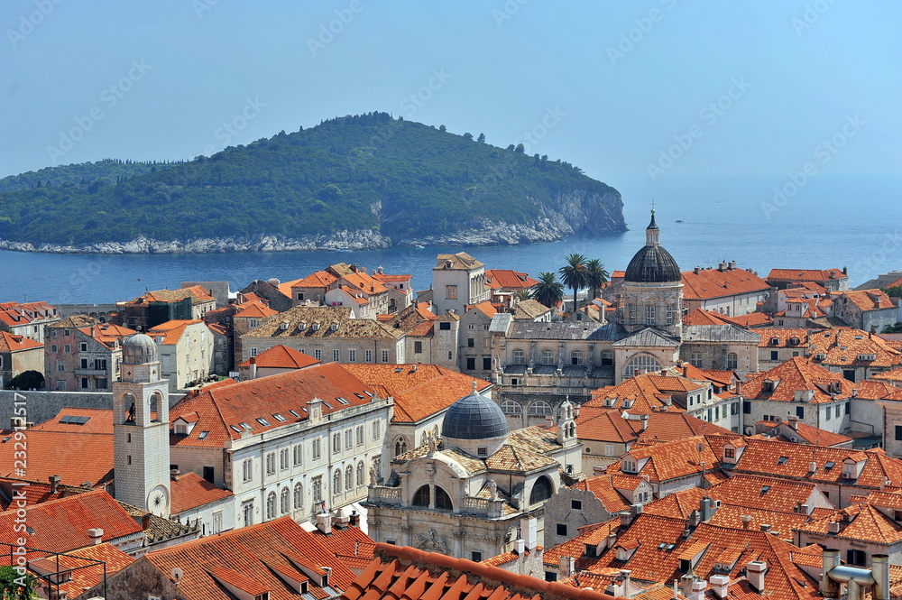 Obraz premium Unique views of the city of Dubrovnik.
