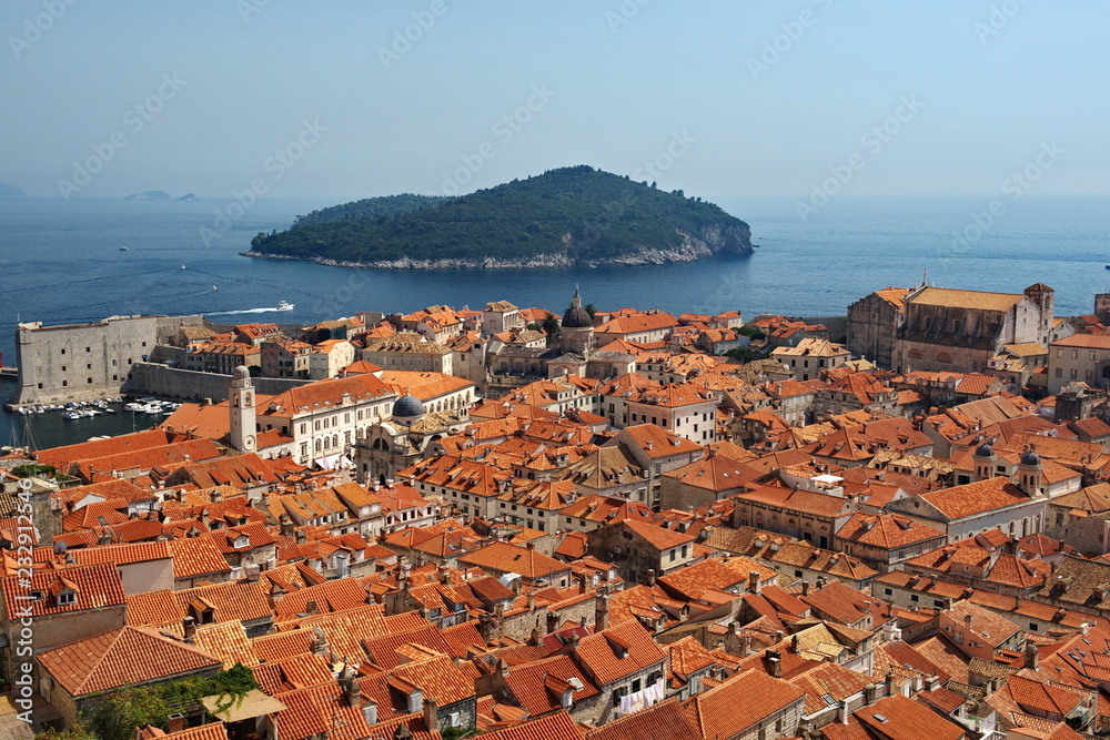 Unique views of the city of Dubrovnik.