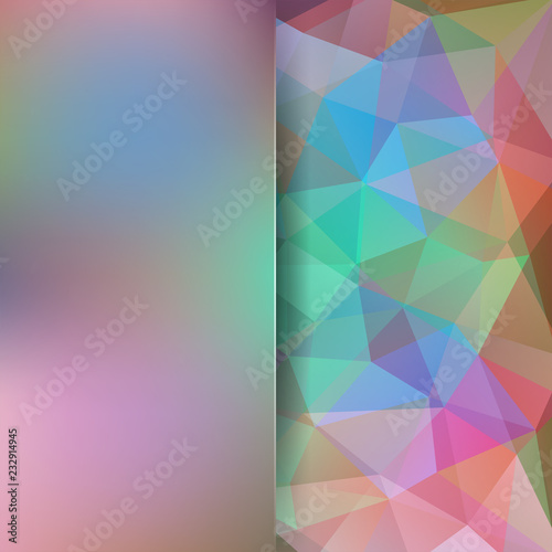 Abstract polygonal vector background. Colorful geometric vector illustration. Creative design template. Abstract vector background for use in design