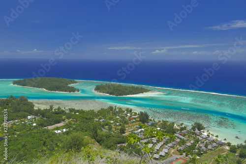 passe et lagon de Moorea polynesie française
