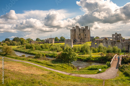 Trim Castle, Norman castle on the south bank of River Boyne in Trim, County Meath, Ireland photo