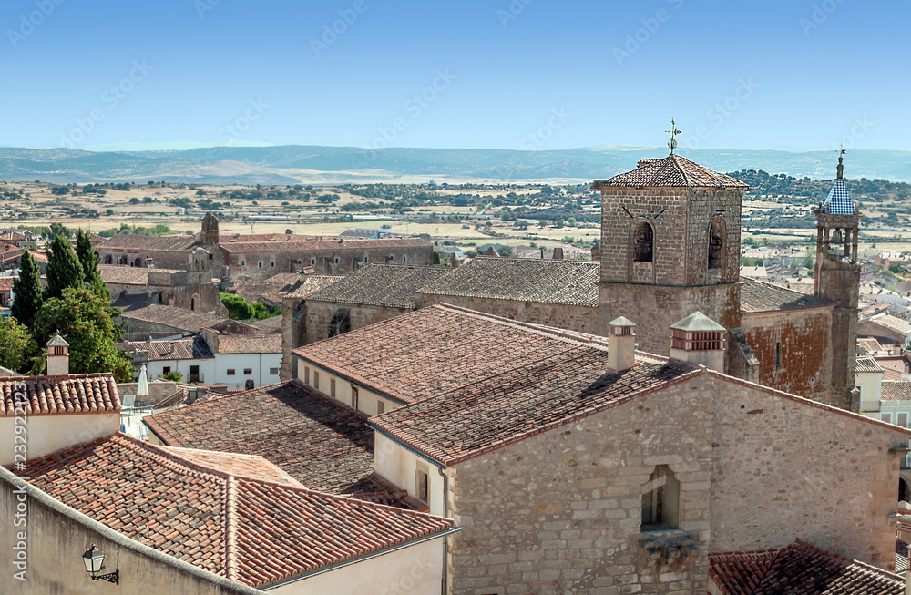 Village of Trujillo in Spain