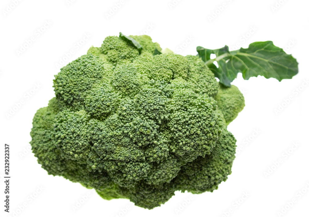 broccoli cabbage on white background broccoli cabbage on white background