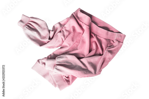 Pink sweatshirt isolated