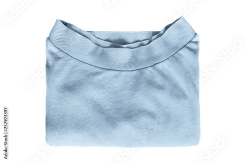 Folded shirt isolated