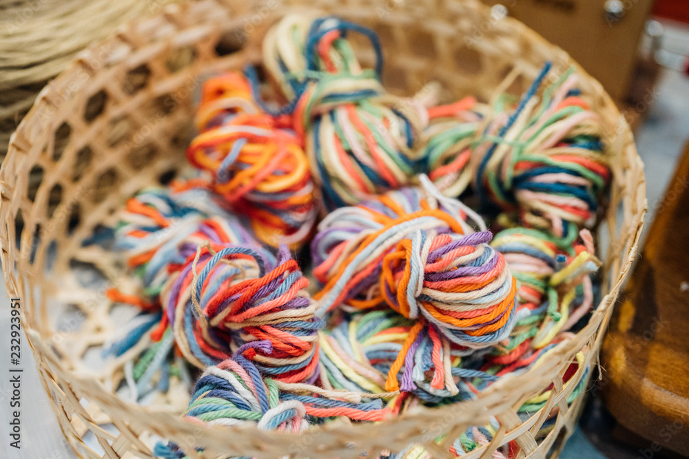 colorful thread 