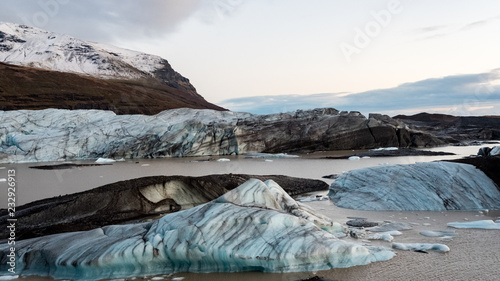 Jökulsárlón-Glacier lagoon, Iceland photo