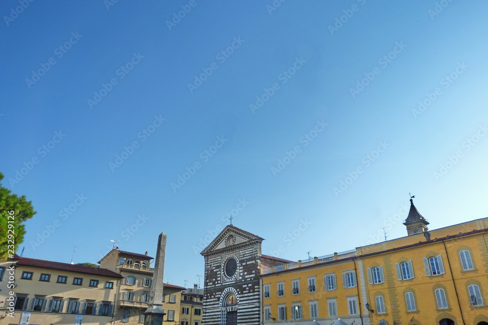 St. Francis square, Prato, Tuscany, Italy