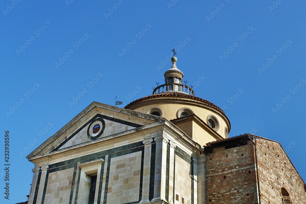 Obraz premium Basilica of Santa Maria delle Carceri, Prato, Tuscany, Italy