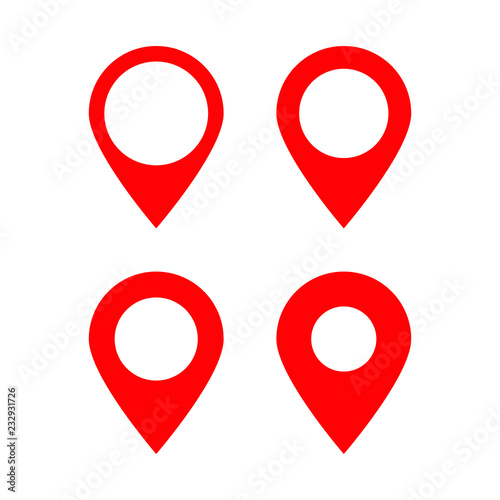 Maps pin. Location map icon. 