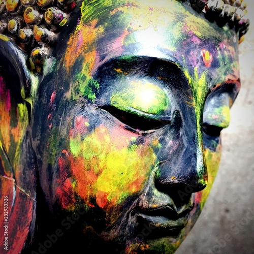 Colorful Buddha photo