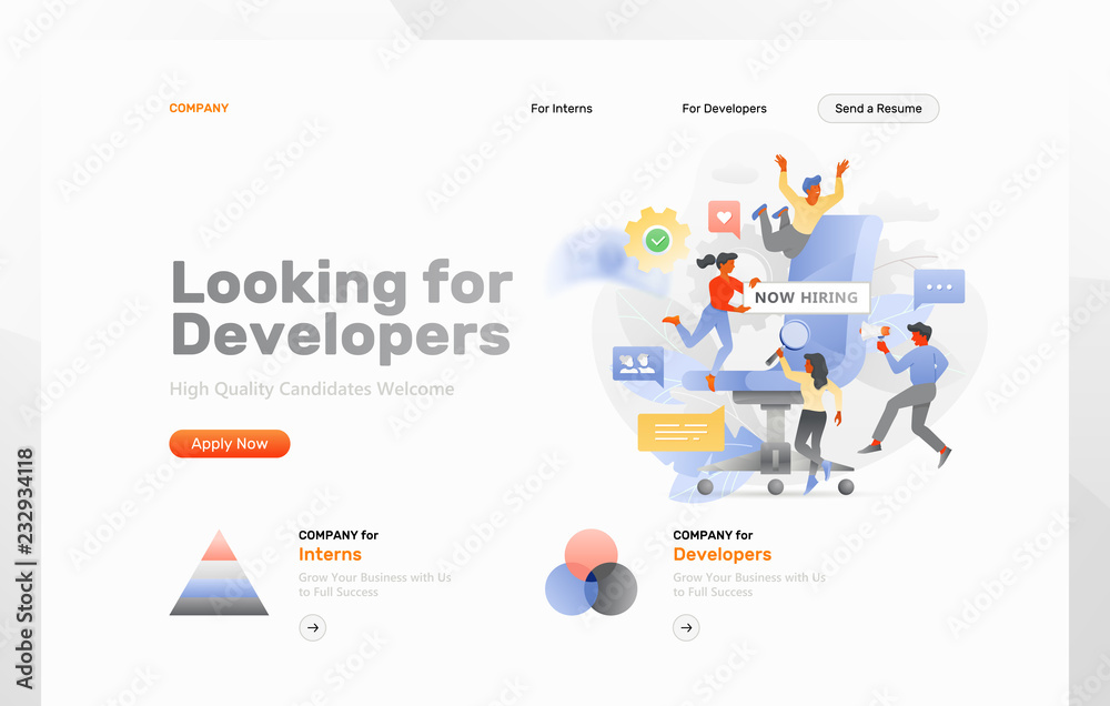 Looking for Developers Web Page