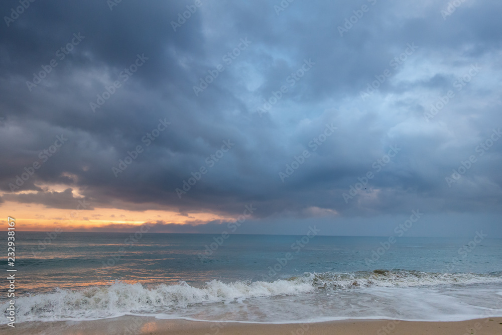 Stormy sky sea shore Stormy sky sea shore