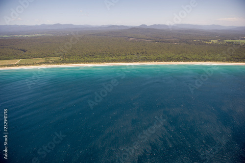 Fototapeta Naklejka Na Ścianę i Meble -  Aerial Images taken of Southern New South Wales Coastline.