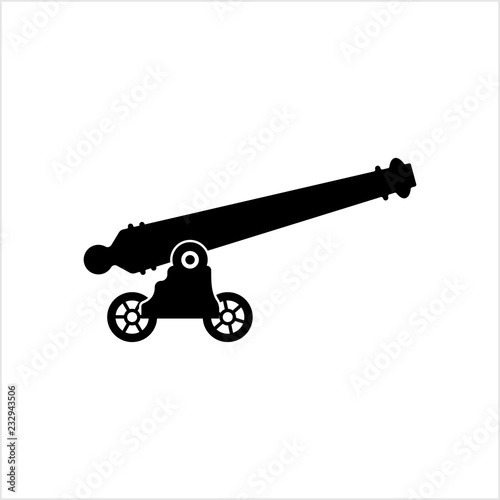 Cannon Icon, Weapon Icon, Old Style
