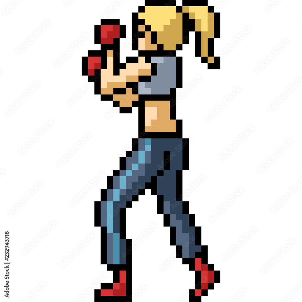 Halt, but pixel art 2