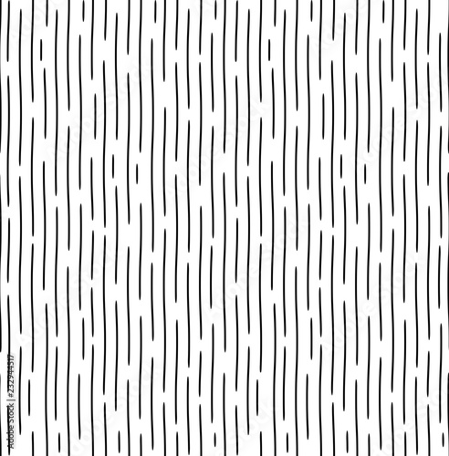 The geometric pattern with wavy lines. Seamless vector background. White and black texture. Simple lattice graphic design © ELENA