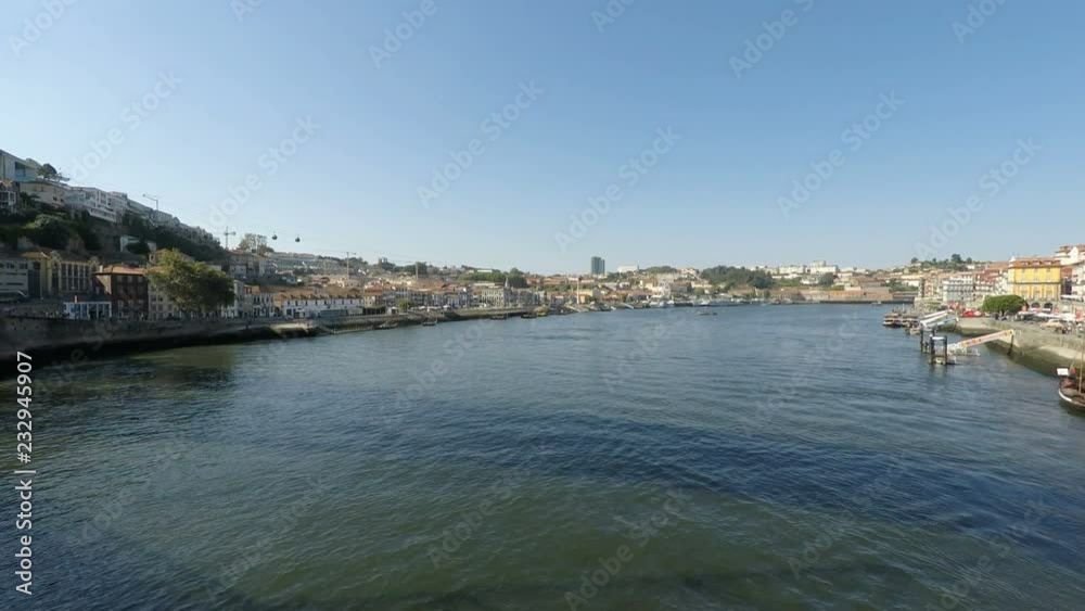 douro river in porto on a sunny day douro river in porto on a sunny day
