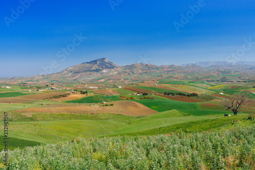 view of Sicily landscape