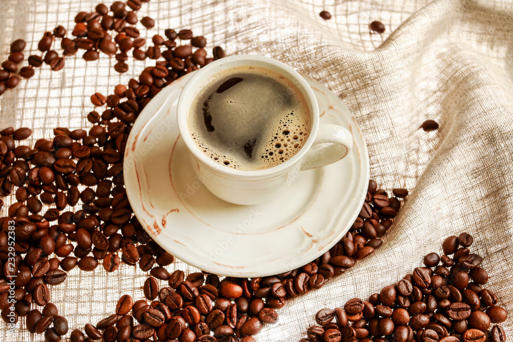 Fototapeta premium Cup of coffee.