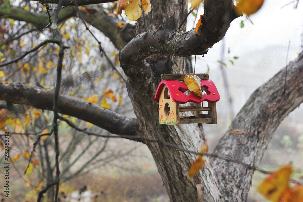 Birdhouse on a tree