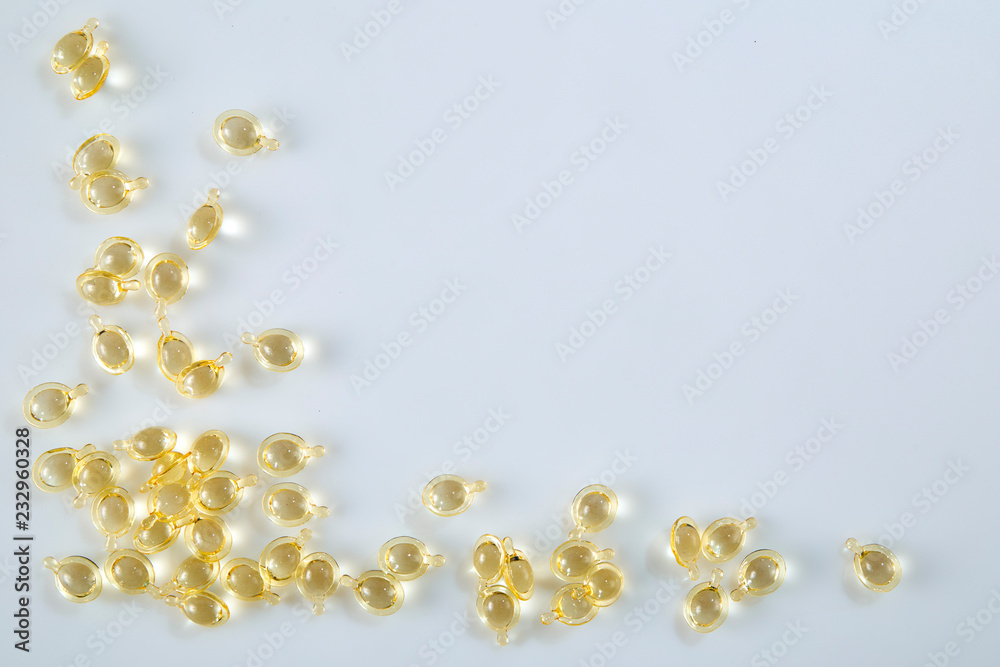 Hair nourishment. vitamin serum capsule