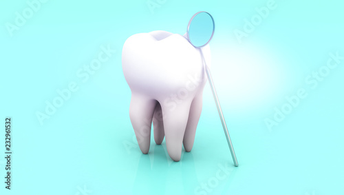 tooth and mirror
