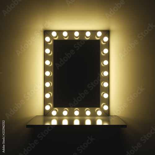 Dressing and Makeup Mirror Table