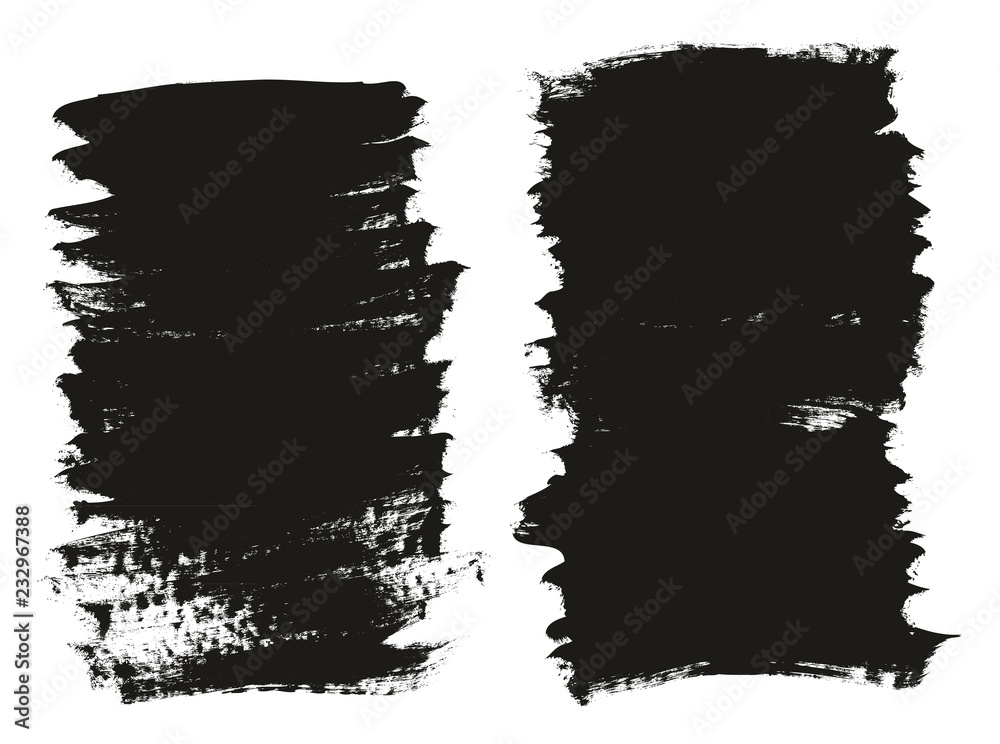 Calligraphy Paint Brush Background High Detail Abstract Vector Background Set 87