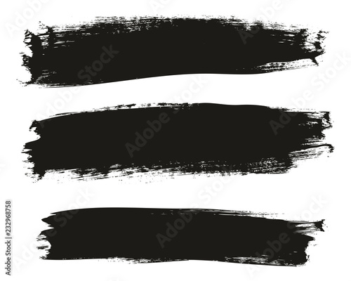 Calligraphy Paint Brush Background High Detail Abstract Vector Background Set 60