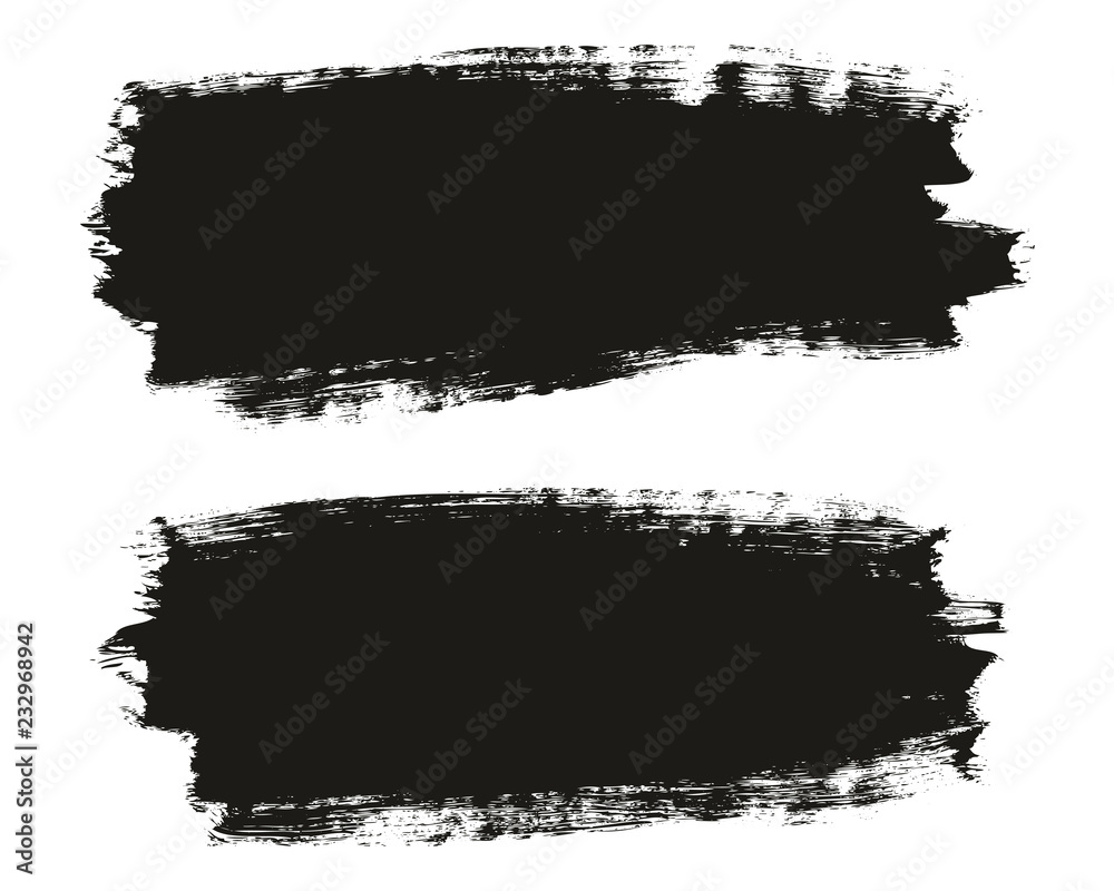 Calligraphy Paint Brush Background High Detail Abstract Vector Background Set 52