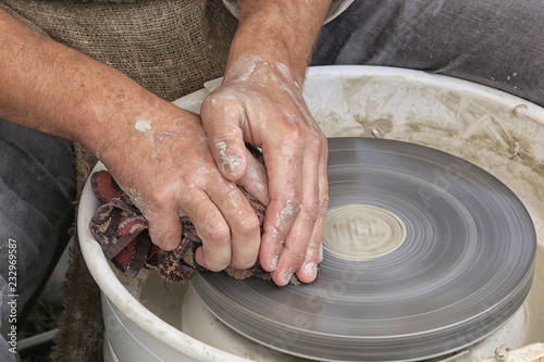 hands of a potter