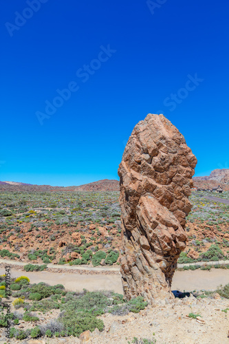 Big Standing Stone in Roques de Garcia
